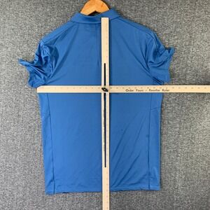 Barbell Polo Men Small Blue Short Sleeve Performance Stretch